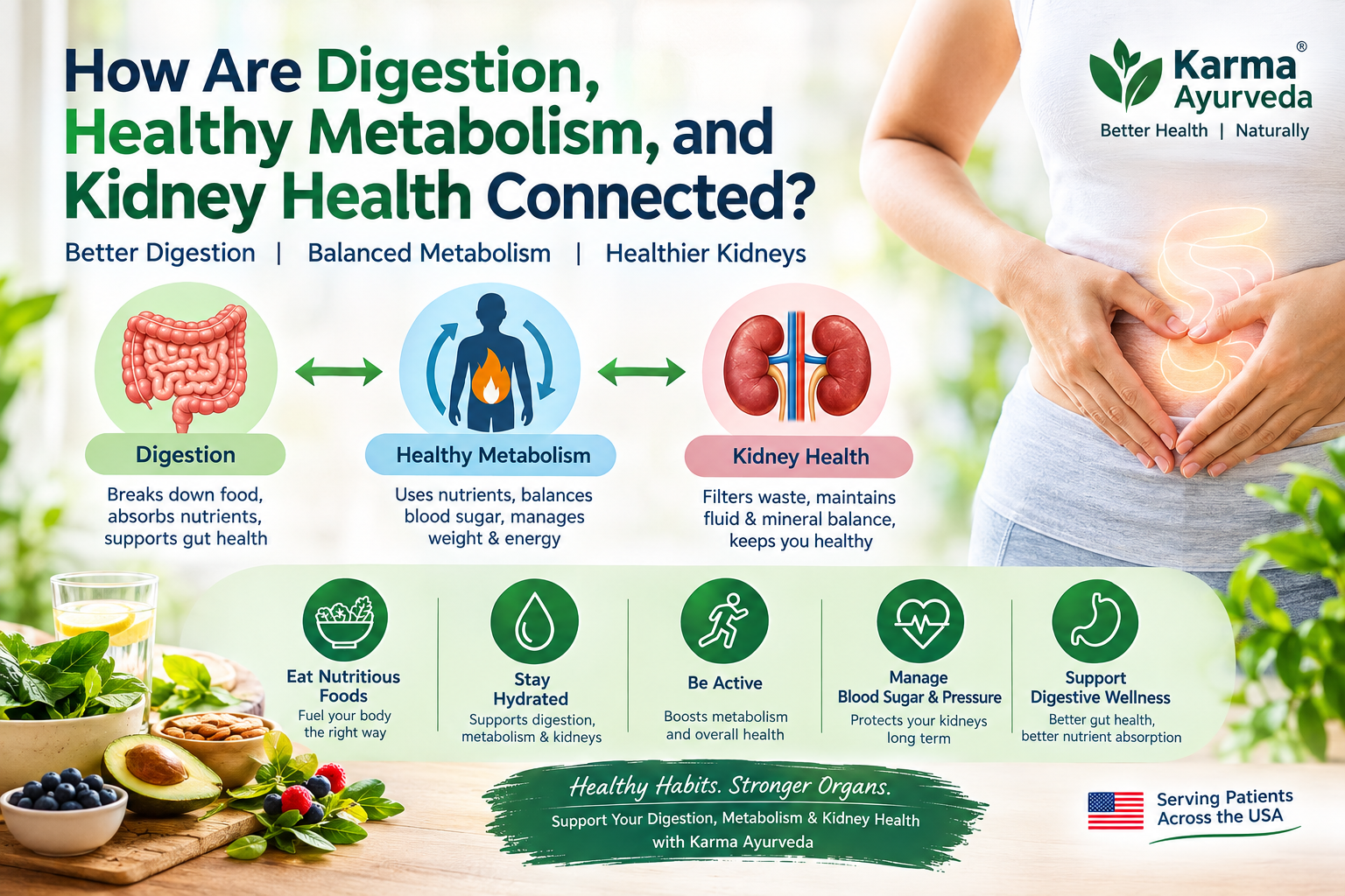 How Are Digestion, Healthy Metabolism, and Kidney Health Connected?